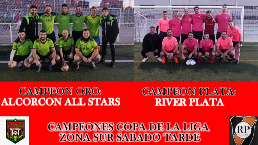 CAMPEONES COPA ORO Y PLATA ZONA SUR SABADO TARDE